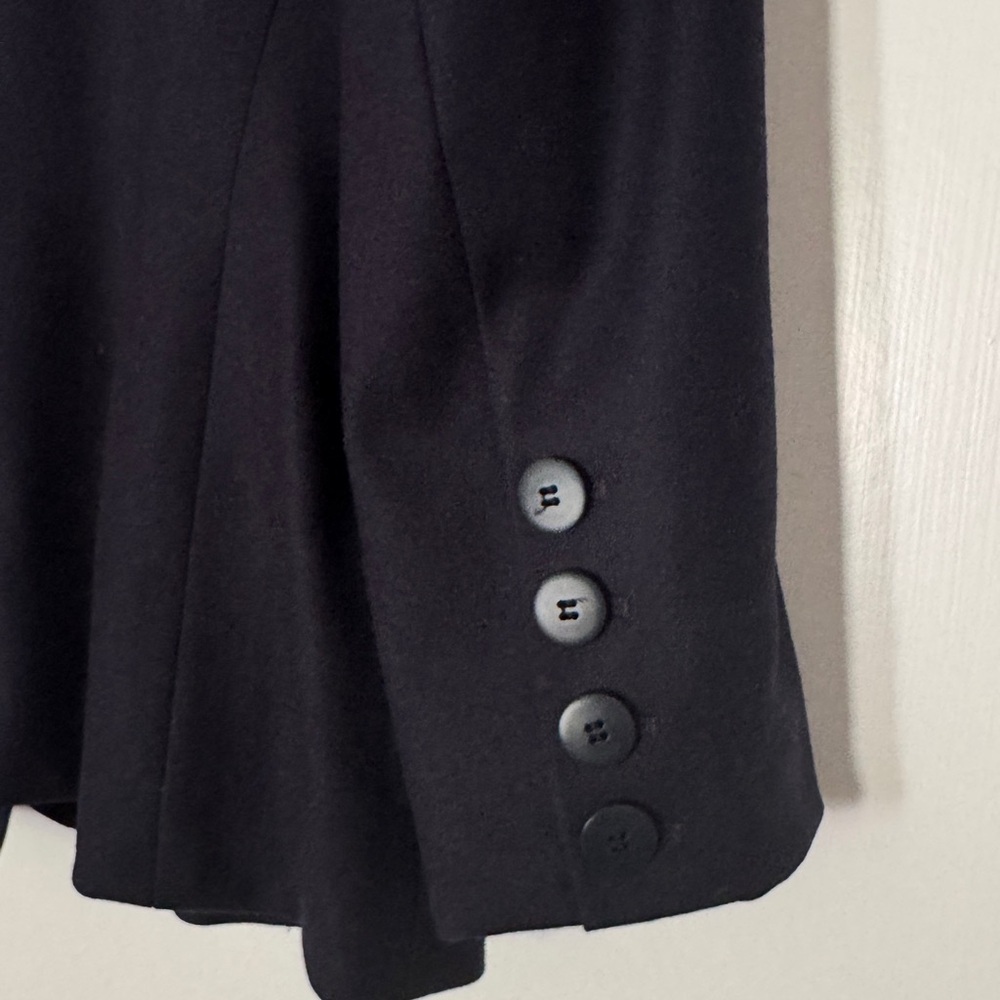 Vintage Escada by Margaretha Ley Embroidered Blazer – Navy/Red – US 40 ~US 8/10 - Picture 10 of 10